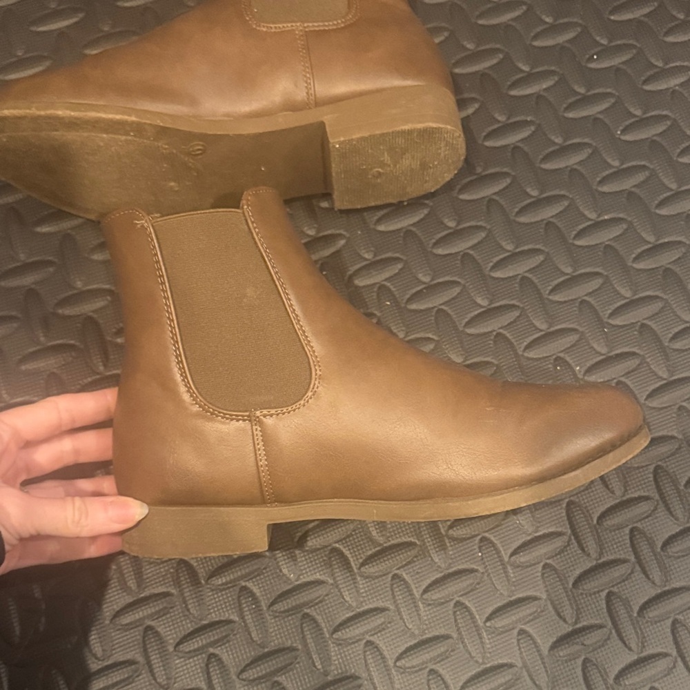 Tan Ankle Boots - like new worn one time - Picture 3 of 7